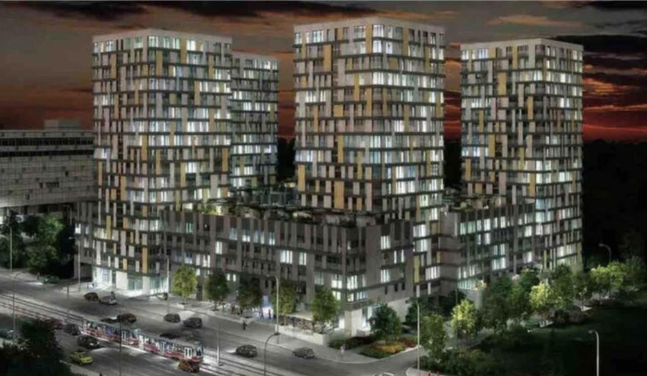 Residence Garden Tower S Balkonem, Garaz 프라하 외부 사진